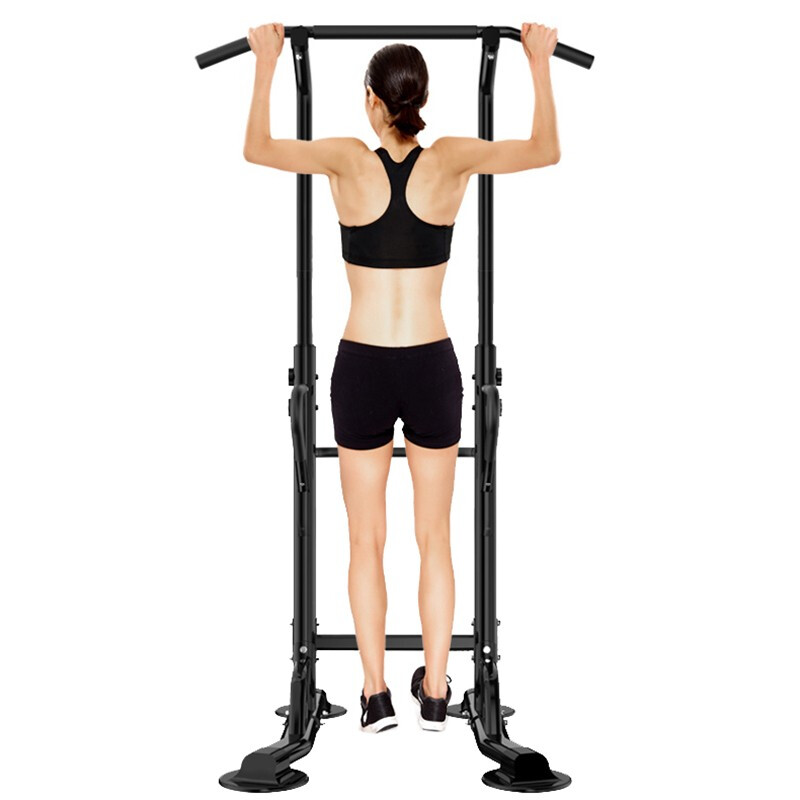 ZHENG XIN horizontal bar pull-up device home sports fitness training equipment indoor single and parallel bars adult adjustable horizontal bar 4001D-black