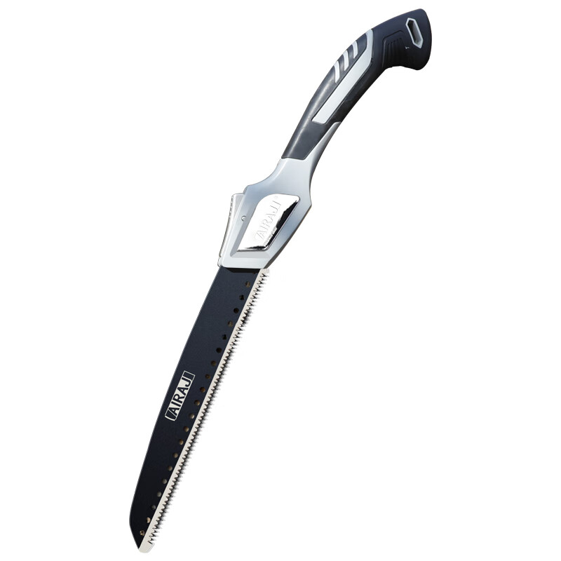 Tree saw hand saw woodworking fast folding saw wood artifact logging knife saw small 400mm SK5 high speed steel 3-sided precision grinding teeth + laser quenching +