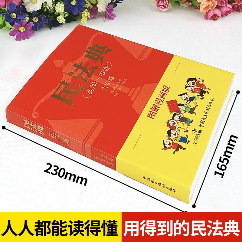 Illustrated comic version of the Civil Code + complete legal knowledge (2 books)