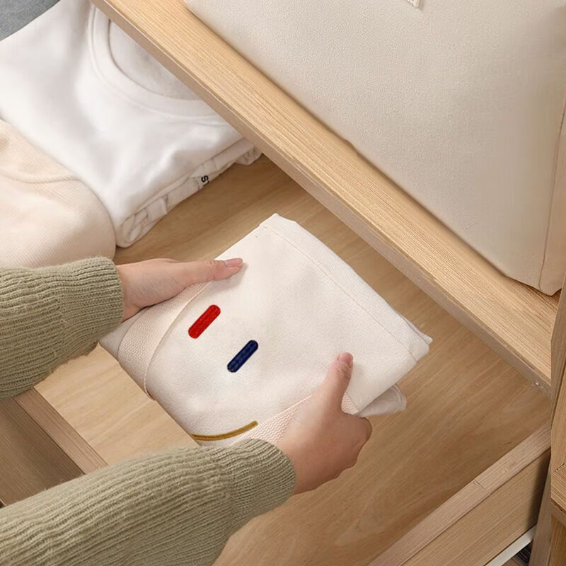 Kindergarten Quilt Storage Bag Large Capacity Moving Packing Bag Canvas Bag Clothes Storage Bag Quilt Baby Bear + Embroidery Style 8-11 Jin