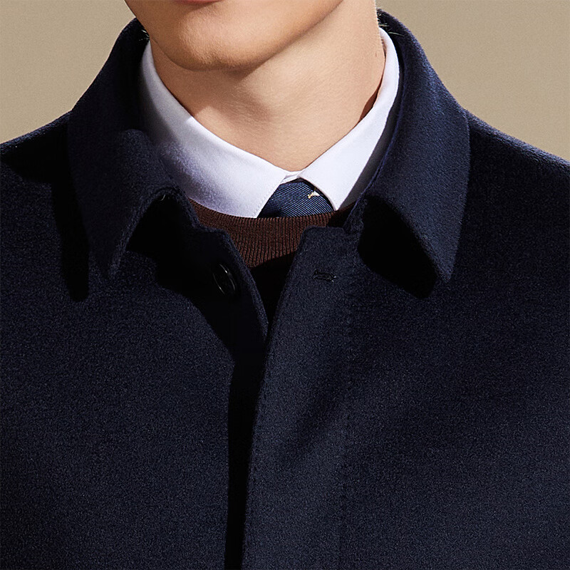 Antonio removable 100% cashmere lining woolen jacket autumn and winter men's business executive jacket coat