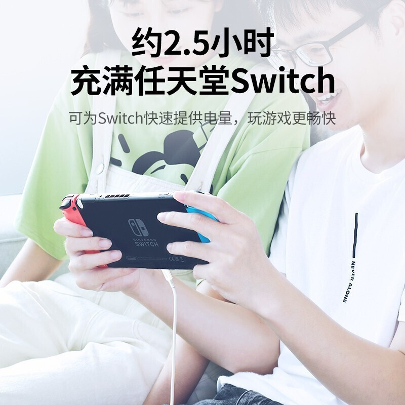 Chijie Dual Type-c Data Cable Fast Charging Suitable for Tesla Model3/Y/S/X Huawei Apple Mobile Phone Car Charging Cable 1 Meter丨5A Dual Type-c Flash Charging Cable Huawei Xiaomi Android Phone