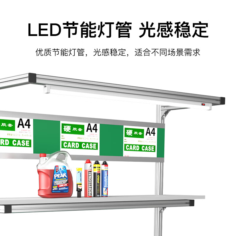 Liduofang anti-static workbench aluminum profile workbench factory workshop aluminum alloy operating table maintenance table experimental table single side 1800*800*1800mm can be customized