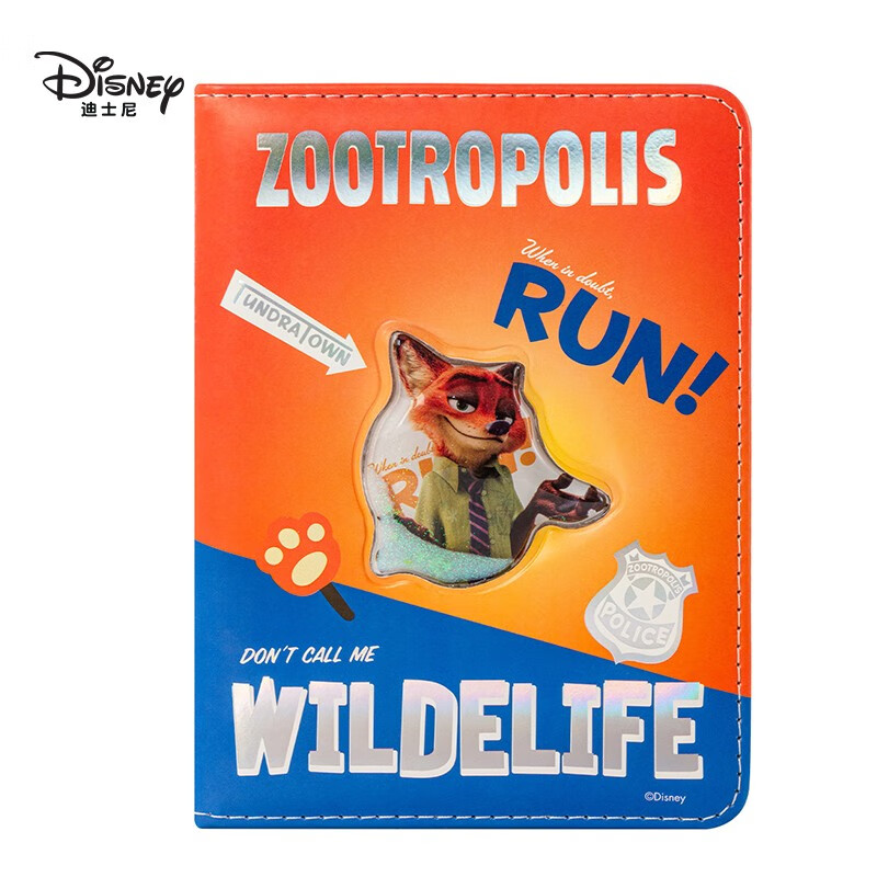 Disney student stationery notebook, cute quicksand decompression notebook, creative ledger, portable diary, good-looking cartoon notebook for boys and girls, souvenir Nick