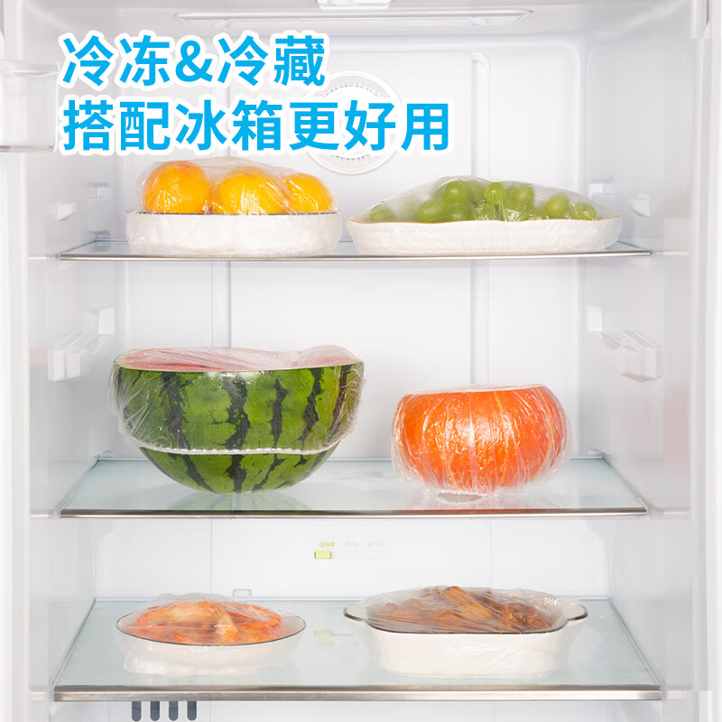Yiyoujia cling film cover 100 pieces thickened dust cover can be microwaved food grade cling film cover universal for large and small bowls