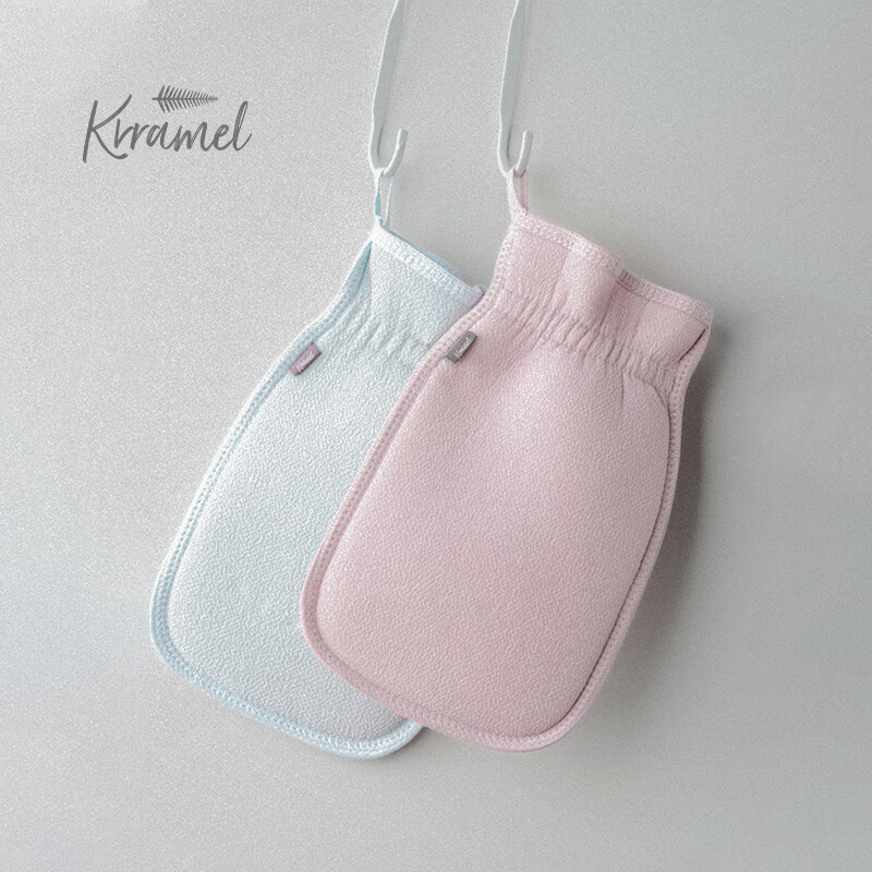 KRRAMEL bath towel, student dormitory lady's painless bath towel, strong muddy bath without hurting the skin, household cherry blossom powder