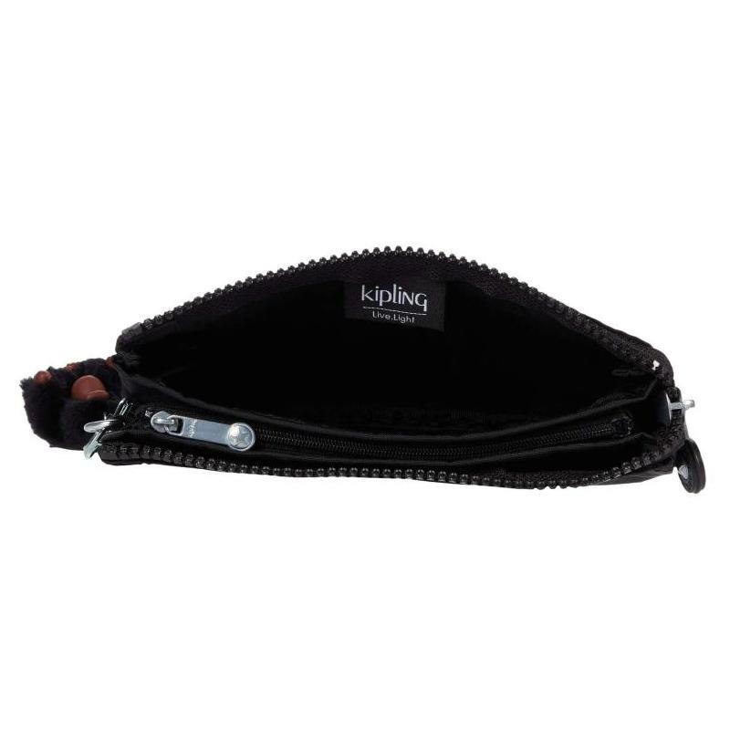 Kipling luxury fashion brand clutch bag wallet small bag handle Italian leather daily trend 478Z8238 BJ Blacknal