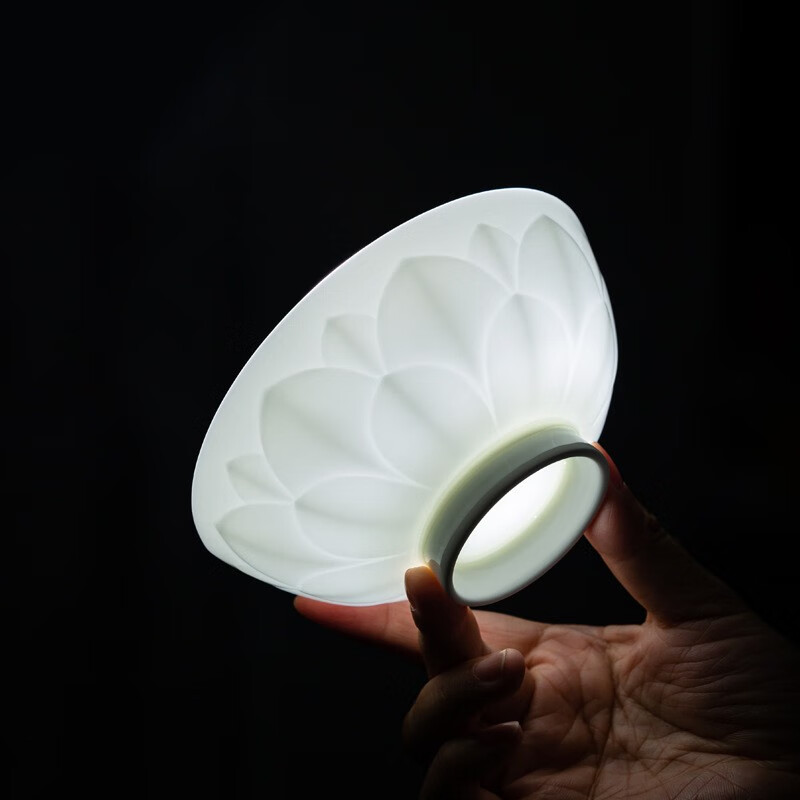 Famanmei new bone china tableware complete set Jingdezhen bowls and plates high-end pure white embossed dishes set for home use Bingqing Yujie 94-piece set (configuration for 16 people)