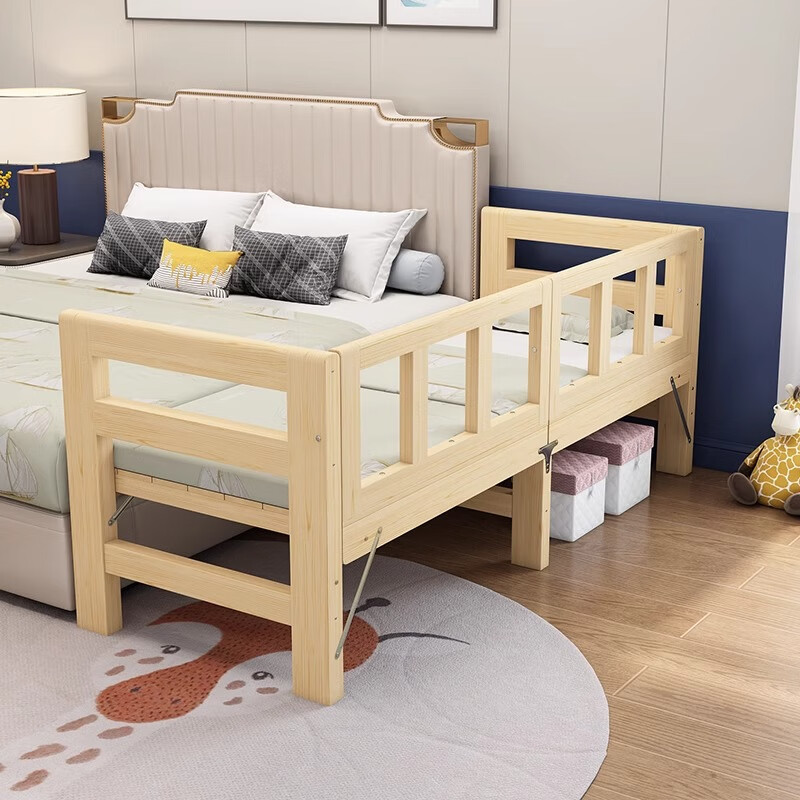 Wooden lattice splicing bed widening artifact bedside adults can sleep on the side extension folding bed extension folding extension bed length 200 width 30 height 40cm customized height message