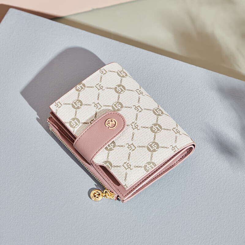 Golf (GOLF) Wallet Women's Short Large Capacity Card Holder Printed Bag Women's Bag Multifunctional Money Clip Women's Fashion Card Bag Women's Bag