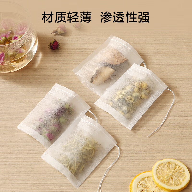Made in Tokyo, tea bags, disposable drawstring tea bags, soup and medicine spice filter bags, 120 pieces