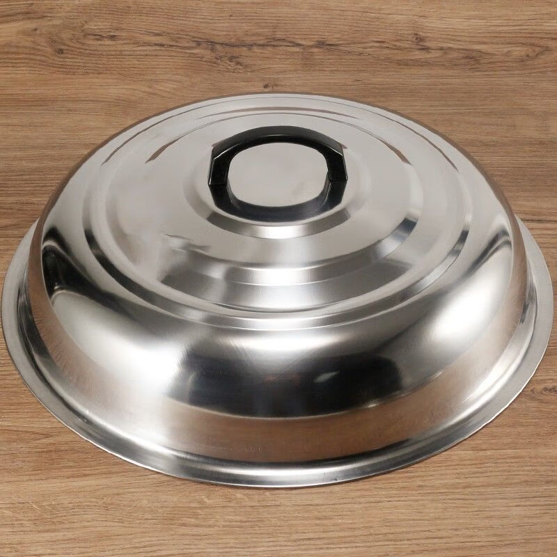 Household stainless steel large pot lid, wok high lid, heightening and thickening pot lid, stainless steel pot lid, soup pot lid, steaming 86cm diameter heightening pot lid