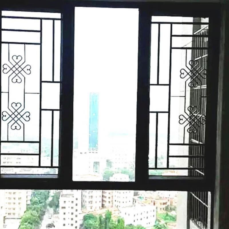 Huili's welded window grille aluminum alloy anti-theft window anti-mosquito anti-theft 304 gold steel mesh screen window balcony guardrail window factory drawing deposit