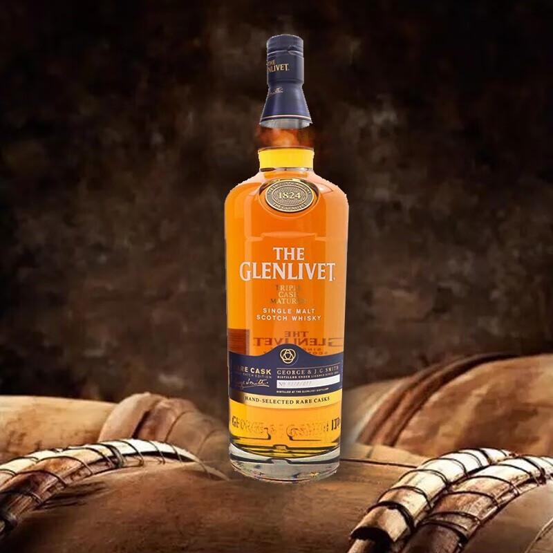 The Glenlivet (THE GLENLIVET) Three Barrel Sherry Scotch Single Malt Whiskey 1000ml 40% New Year Gift