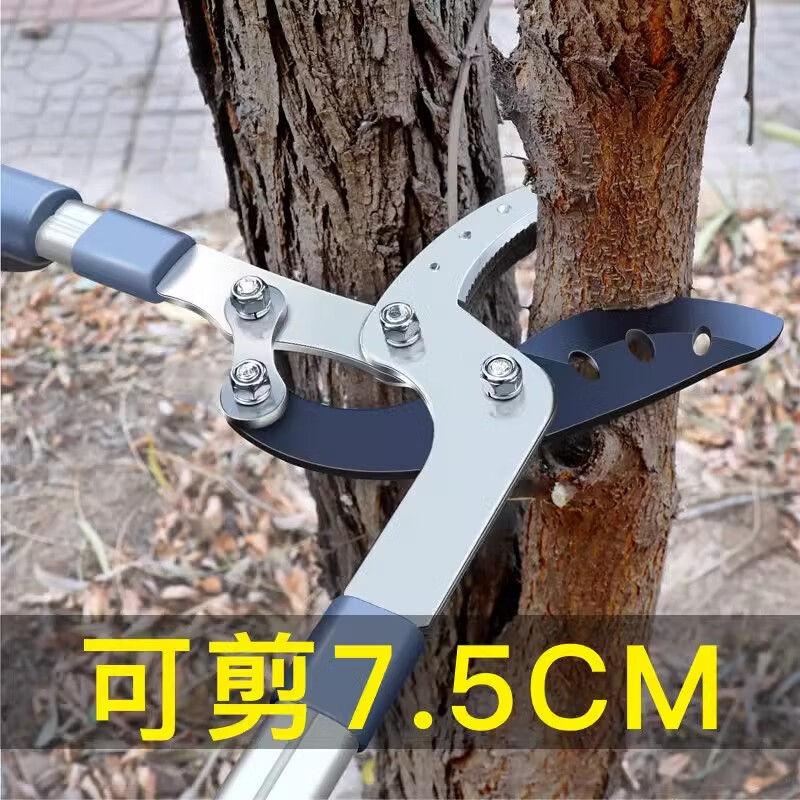 Japanese imported scissors, gardening tools, branch scissors, thick branch shears, powerful shears, agricultural fruit tree pruning shears, 65mm bold and thickened powerful shears + free blades