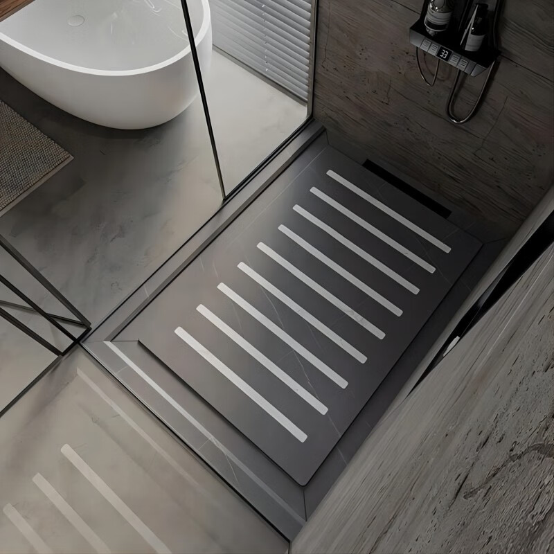 Fantasy Island sunken bathroom slate shower board bathroom foot non-slip stone floor tiles bathroom shower room floor pedal custom shower board 3-piece set including stone base square number 1.0