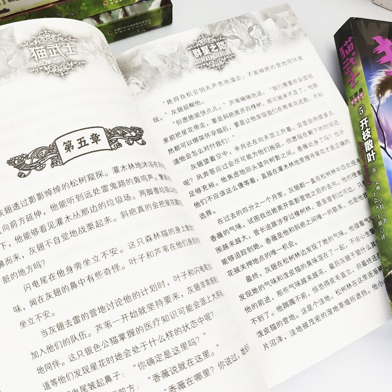 Cat Warrior Pentalogy (6 volumes in total) Dawn of the Clans Children's Literature Animal Novels Independent Reading Survival Courage Growth Inspirational Fantasy Adventure Novels Primary and Secondary School Students and Teenagers Improve Writing and Composition Abilities Extracurricular Books Wang Fang Recommends Summer Homework The Connection Between the First and Secondary Summer Vacations The Summer Connection Between Primary and Secondary School Students