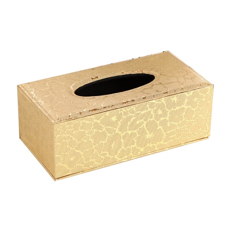Paper drawer leather PU tissue box Creative tissue box European napkin storage box customized LOGO
