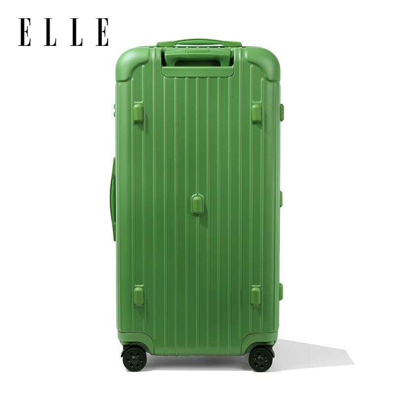 ELLE 26-inch avocado green suitcase, fashionable women's trolley case, zipper password lock, suitcase password box