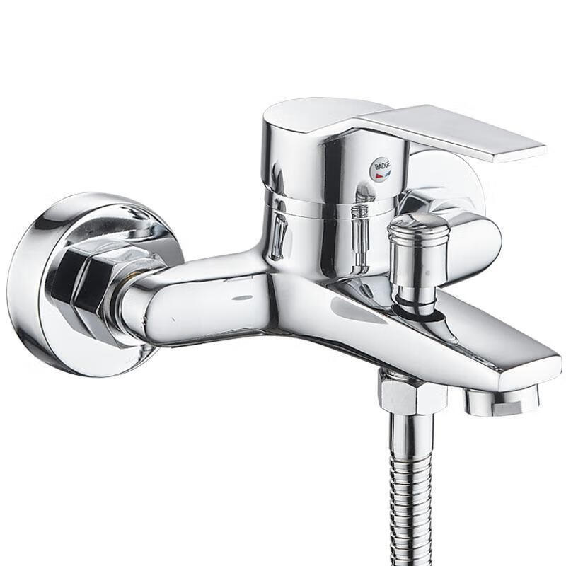 Bikeshu faucet hot and cold water heater two-in-one mixing valve hot and cold all-copper bathroom shower shower head water heater three all-copper model with accessories