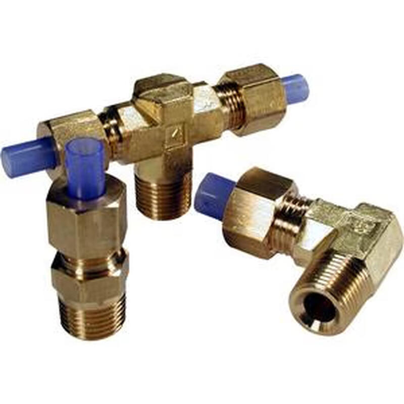 Embedded straight-through connector KFH10U/10B/10N-00/04S/02S/03S brass KFH10U-00