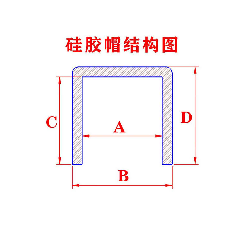 Zhuo Shikun white high temperature resistant silicone sleeve thread protective sleeve screw protective cap soft rubber cap high elastic waterproof rubber sleeve white silicone cap A=3mm5 pcs