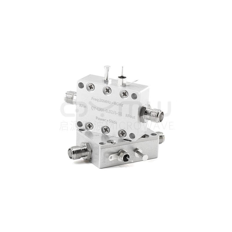 Customized 0.02-6G low noise amplifier, high linearity, 40dB high gain, 4G RF pre-LNA amplifier, 0.02-6G12V voltage, no power adapter