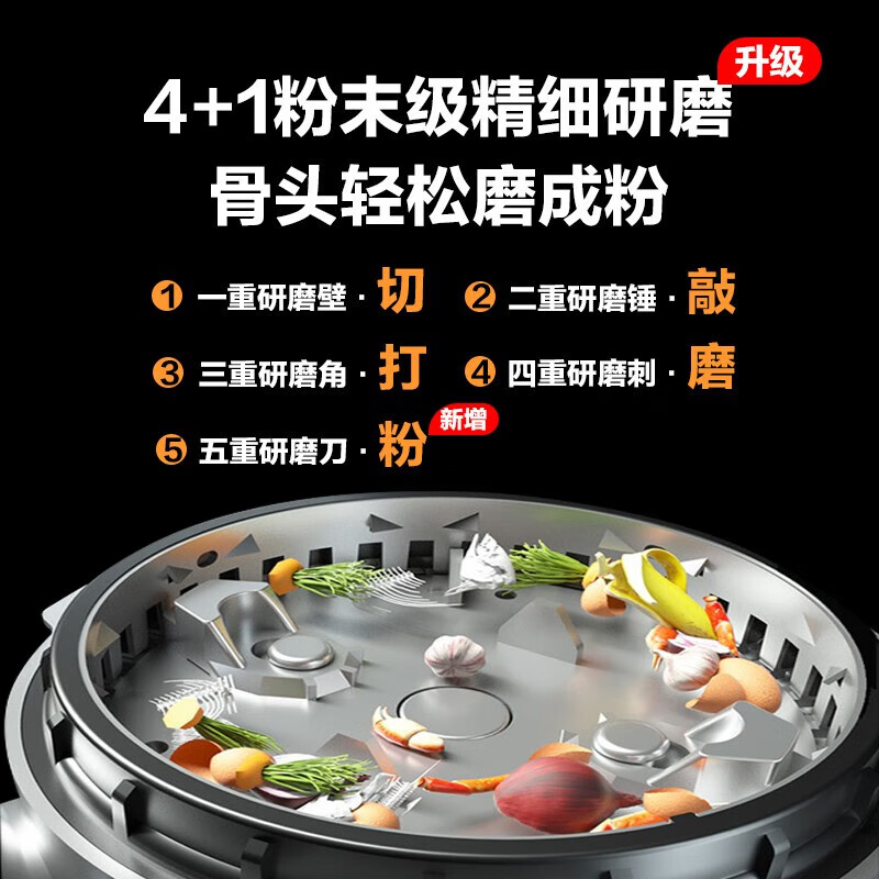 Haier kitchen food waste disposer household automatic soundproof sink water filter food waste crusher LD620 (620 watt high power)