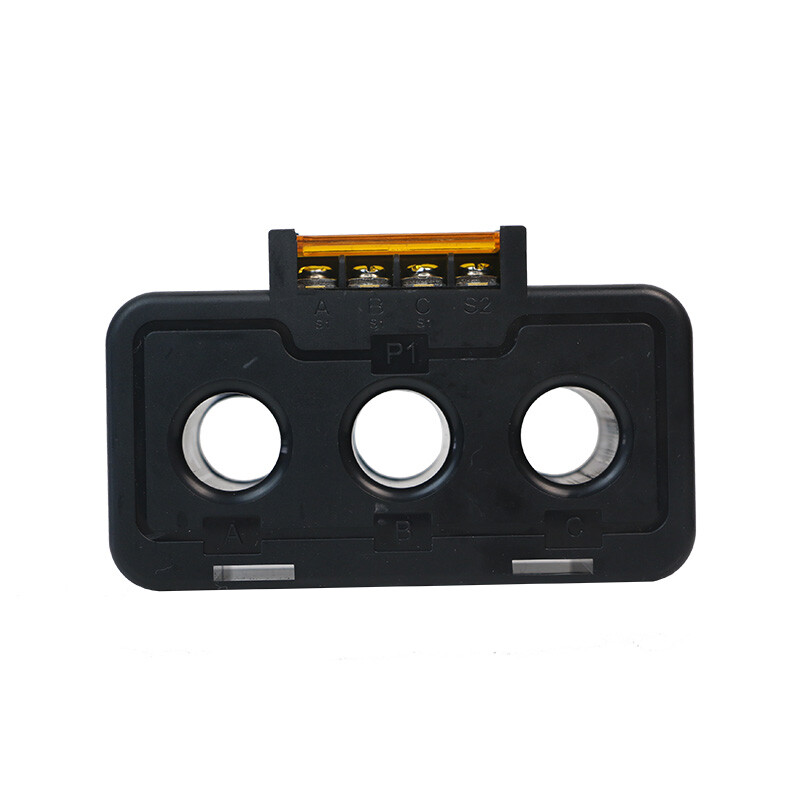 Three-phase integrated current transformer, accuracy 0.5, micro-small AC combined type 50/5 100/5 800/5 aperture 17.5mm 50/5A