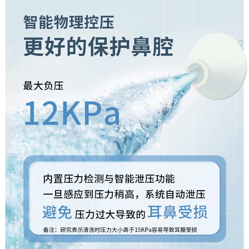 MegaBliss Negative pressure nasal washer electric double-head lavage for adults and children household rhinitis nasal congestion nasal cleaner