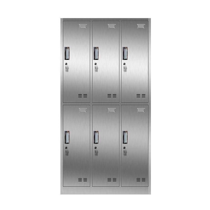 Jingku KINKOCCL304 stainless steel six-door storage cabinet 6-door industrial equipment cabinet workshop tool classification storage cabinet