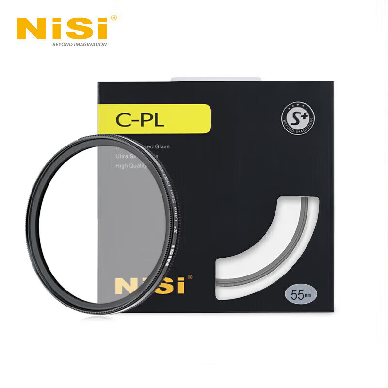 NiSi cpl polarizer 55mm ultra-thin frame high-definition anti-reflective filter polarizer restores color saturation landscape photography suitable for Canon and Sony micro-SLR cameras