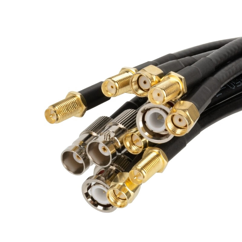 FUWEISHENG BNC RF cable SYV50-3 wire 50 ohm coaxial cable BNC male to BNC male 30 meters