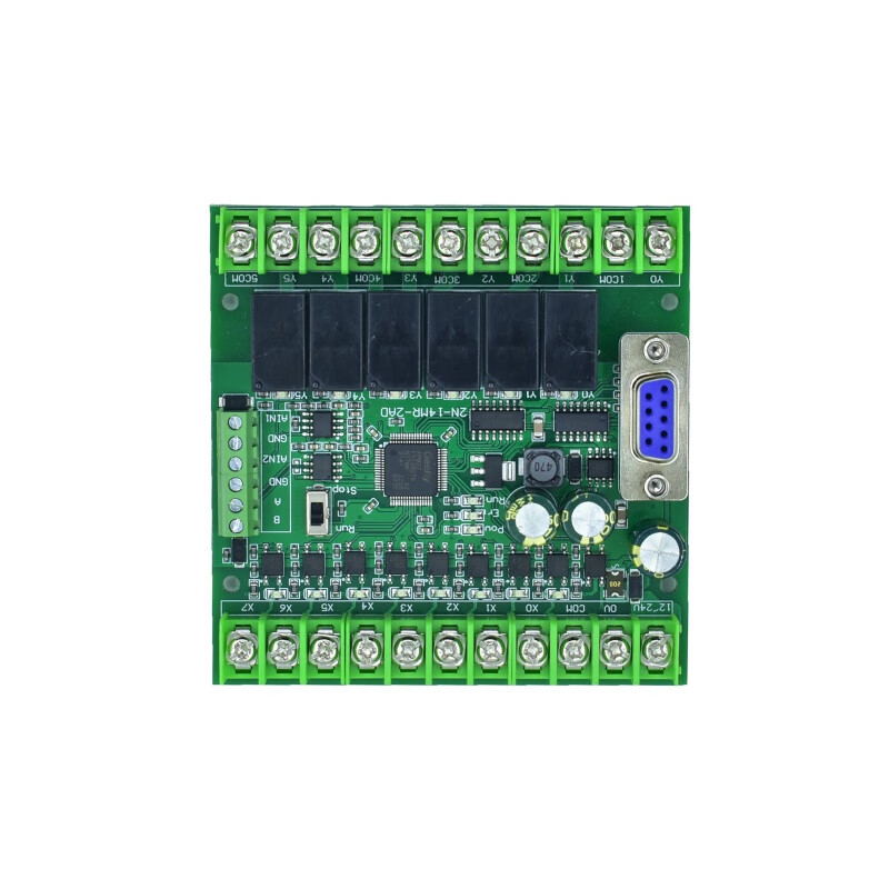 Domestic plc industrial control board programming controller fx2n-10/14/20/24/30/mr/mt with 485 analog quantity and 485 single board FX2N-14MT