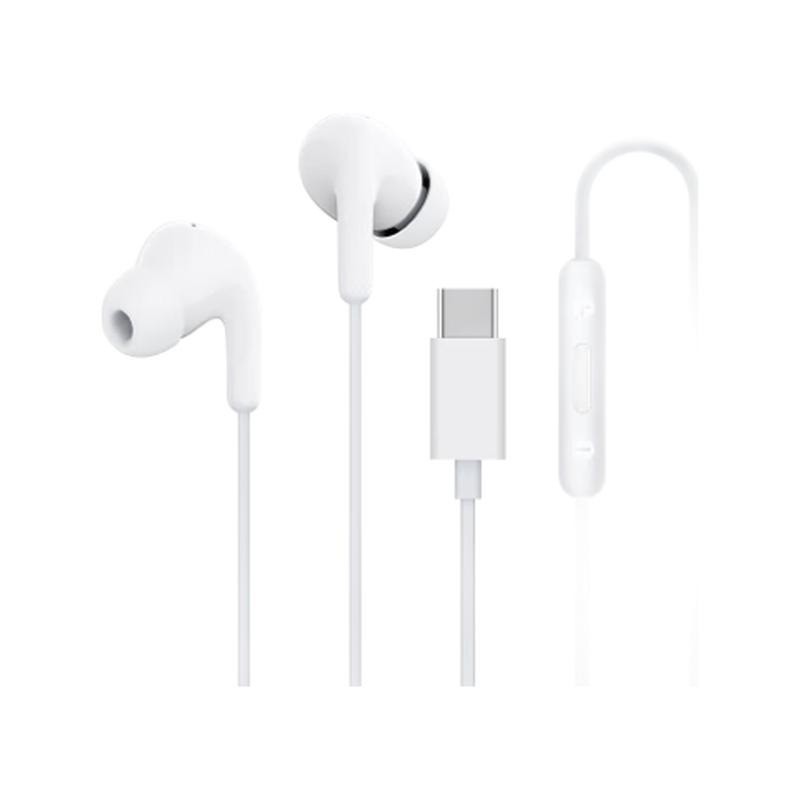 95% new Xiaomi (MI) Type-C earphones wired earphones white suitable for Xiaomi Huawei Honor OPPO vivo mobile phones and Apple 15 and above models