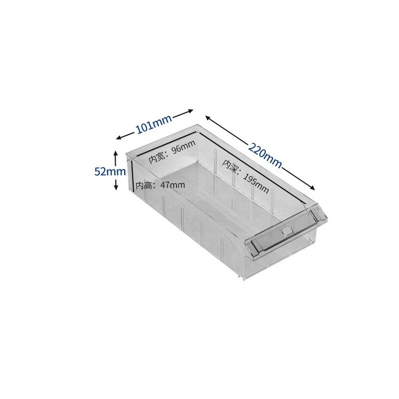Kingdon parts cabinet electronic components cabinet parts box storage box screw box component box storage cabinet 100 drawers transparent with door