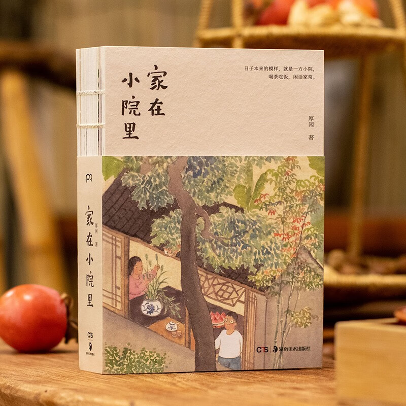 Home in the courtyard, leisurely, heartwarming and healing comics, paintings, essays, relief from anxiety, illustrations, art essays, similar to You Look So Beautiful Today, Chasing the Lost Time, Jimmy Cai Zhizhong's books