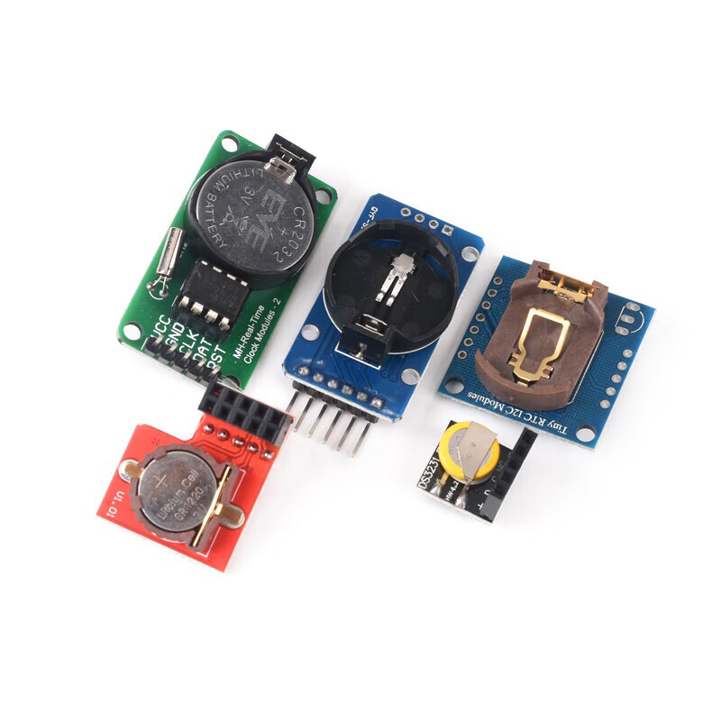 Dengshitang DS1302/3231/1307 PCF8563 real-time clock module time power-off travel time storage timing live DS1307 clock module without battery