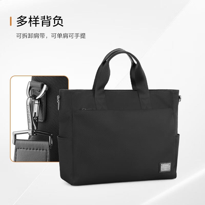 Samsonite Men's Briefcase 14-inch Computer Nylon Handbag Business Travel Bag New Year Gift TN6