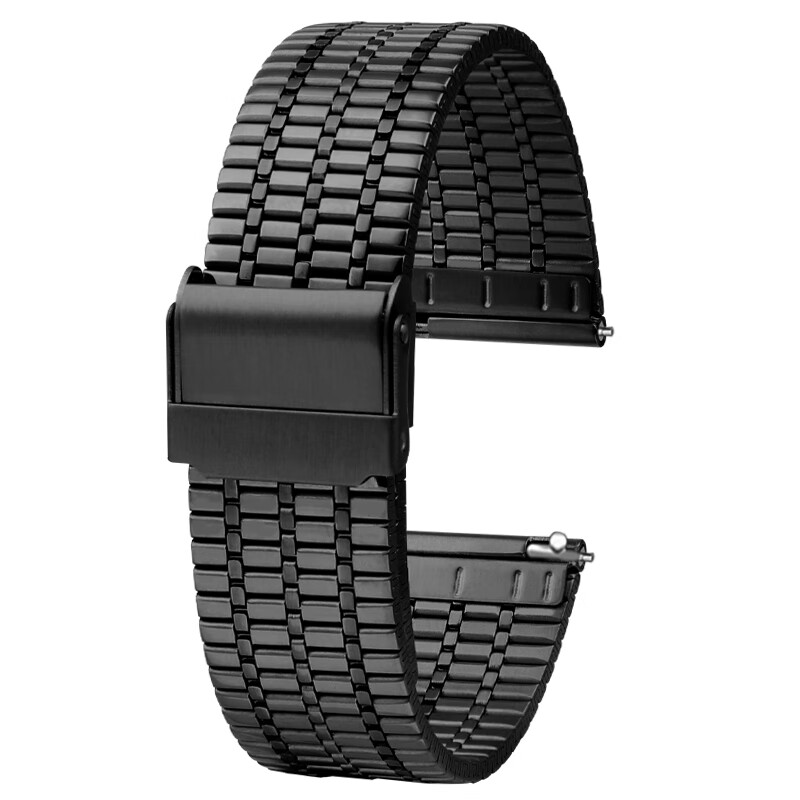 Old cobbler stainless steel watch strap suitable for Tissot Speedy Dare series Casio Citizen universal men's and women's steel strap rose gold 20mm
