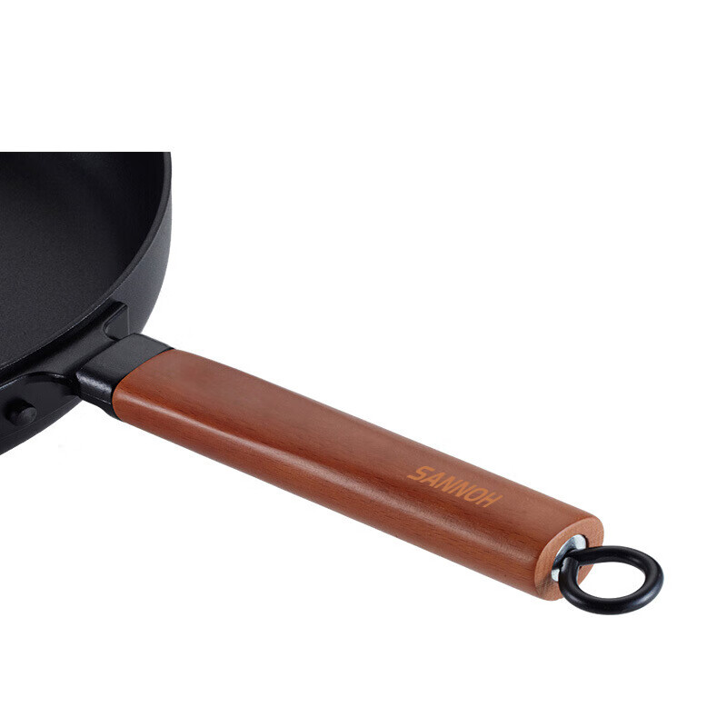 MPPMCK Japanese imported flat-bottomed small frying pan uncoated iron pan SANNOH/Sanno Industrial fine iron steak frying pan