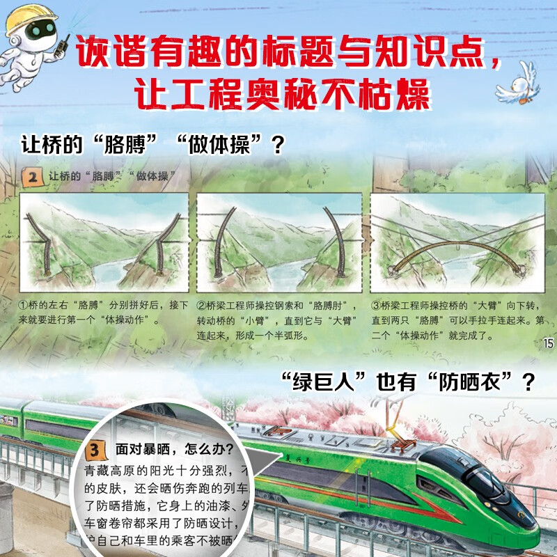 Amazing! Chinese roads, Chinese bridges, Chinese cars, Chinese Hong Kong (4 volumes) children's popular science book set