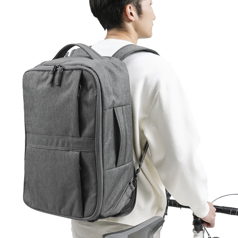 Shanye Multifunctional Trolley Backpack Business Backpack Wheeled Trolley School Bag Luggage Bag Travel Bag Can Boarding 22 Liters