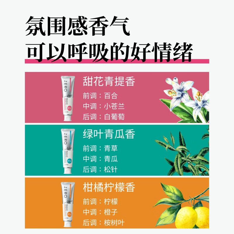Huibaishi ZERO dense foaming toothpaste fresh breath whitening green leaf cucumber flavor 90g