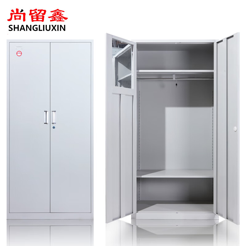 Shang Liuxin steel clothes rail wardrobe 1850*900*500mm housekeeping cabinet factory workshop locker staff large wardrobe thickened iron cabinet