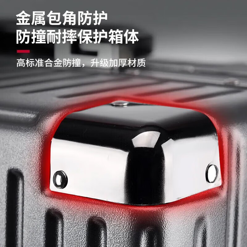 Snow Cass suitcase large capacity box 40 inches aluminum frame trolley case overseas checked suitcase extra large password box leather suitcase atmospheric black extra large capacity/sturdy and durable 40 inches extra large checked luggage box for moving abroad