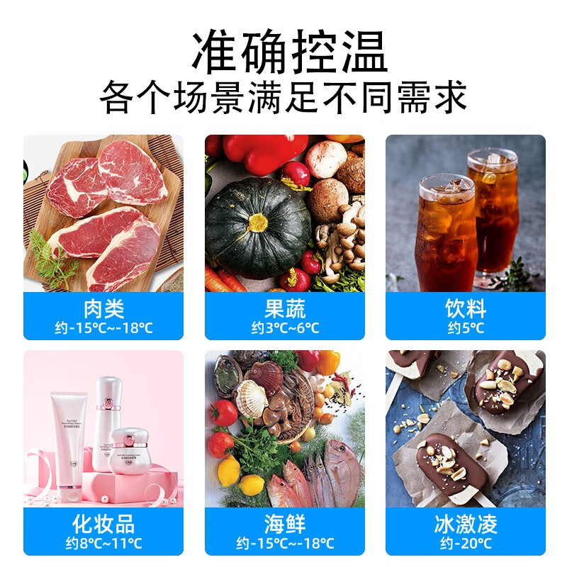 Ice Tiger car refrigerator compressor refrigeration 12V24V car home dual-purpose refrigeration car truck small refrigerator C75 car home dual-purpose (Detech compressor) 75 liters