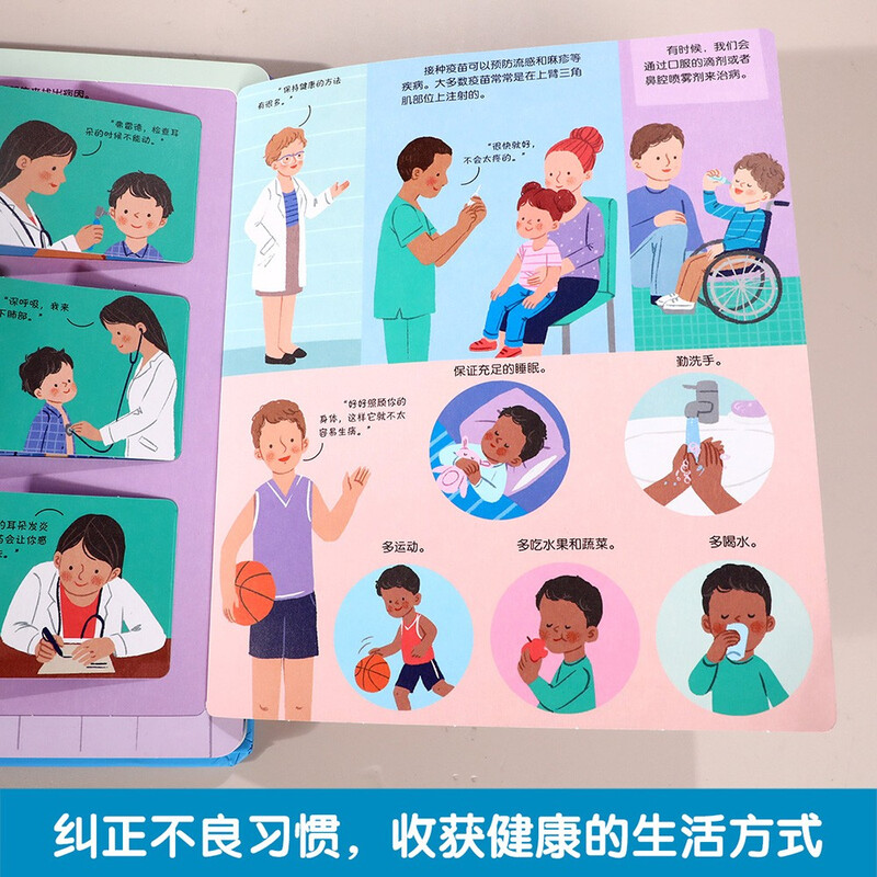 18 yuan off for orders over 87. Revealing the secret of the hospital (revealing the secret of the younger version of the flip book for 3-6 years old) fun children's book for infants and babies, popular science reading book, children's healthy growth picture book, children's book festival, children's day