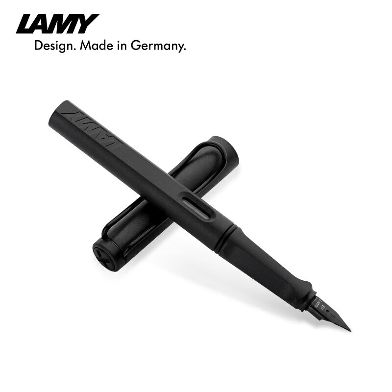 LAMY Lingmei Fountain Pen Hunting Series Calligraphy Practice Pen Student Stationery Office Gift Holiday Gift Corporate Group Purchase Matte Black 0.5mm