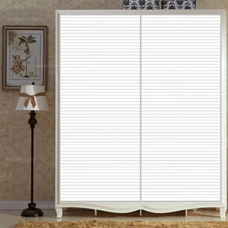 Yeyushi customized sliding door sliding door wood plastic board shutter door wardrobe door bedroom wall cabinet door professional customization easy to install angel white